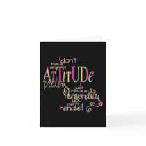 Attitude - Notecard