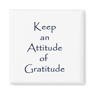 Attitude of Gratitude magnet