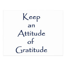 Attitude of Gratitude Post Cards