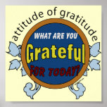 Attitude of Gratitude Poster posters