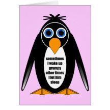 attitude penguin card