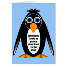 attitude penguin cards