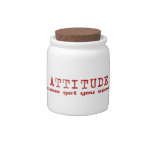 Attitude Red Candy Jar candy jars