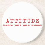 Attitude Red Coaster coasters