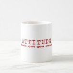 Attitude Red mugs