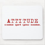 Attitude Red mousepads