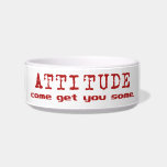 Attitude Red Pet Bowl pet bowls
