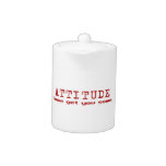Attitude Red Pitcher teapots