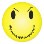 Attitude Smiley Stickers