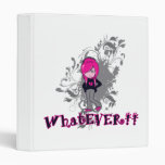 attitude whatever ermo girl vector art binders