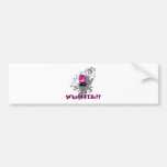 attitude whatever ermo girl vector art bumper stickers