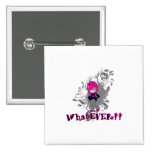 attitude whatever ermo girl vector art buttons