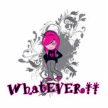 attitude whatever ermo girl vector art photo sculptures