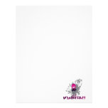 attitude whatever ermo girl vector art letterhead