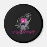 attitude whatever ermo girl vector art magnets