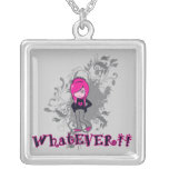 attitude whatever ermo girl vector art necklaces