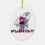 attitude whatever ermo girl vector art ornaments