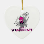 attitude whatever ermo girl vector art ornaments