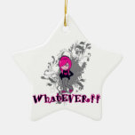 attitude whatever ermo girl vector art ornaments