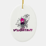attitude whatever ermo girl vector art ornaments