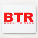 Attitudes - "Born To Ride" mousepads by outoftheboxx Attitudes - "Born To Ride" mousepads