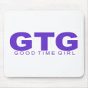 Attitudes - "Good Time Girl" mousepads by outoftheboxx Attitudes - "Good Time Girl" mousepads
