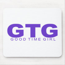 Attitudes - "Good Time Girl" mousepads