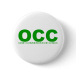 Attitudes - "One Conservative Chick" Pins