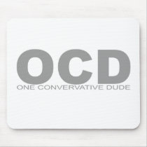 Attitudes - "One Conservative Dude" mousepads