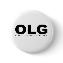 Attitudes - "One Lonely Girl" buttons by outoftheboxx Attitudes - "One Lonely Girl" buttons