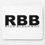 Attitudes - "Rich Black Boy" Mouse Pad