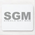 Attitudes - "Single Gay Man" mousepads by outoftheboxx Attitudes - "Single Gay Man" mousepads