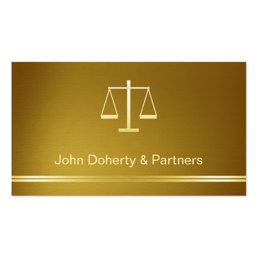 ATTORNEY AT LAW - Business Card