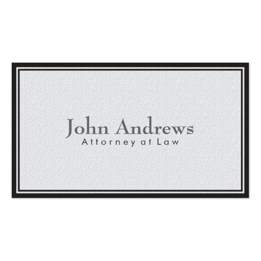 Attorney at Law - Business Cards