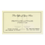 Attorney At Low Office Simple Linen  Texture business cards