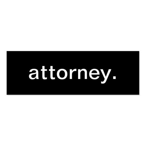 Attorney Business Card