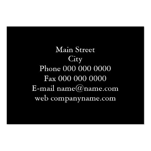 attorney business card (back side)