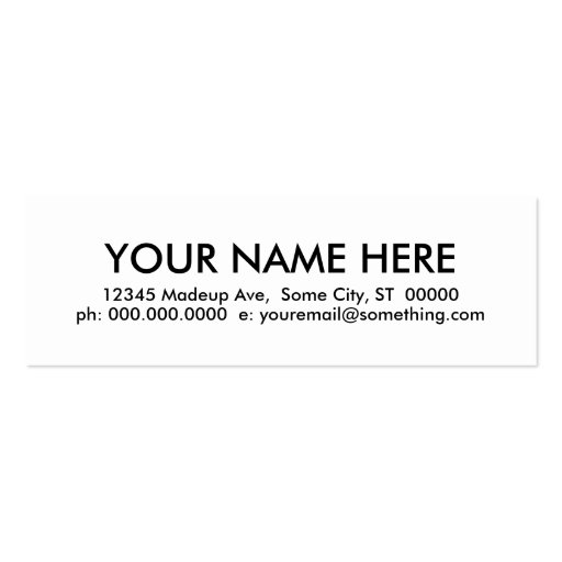 attorney. business card (back side)