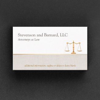 Attorney Business Card Business Card zazzle_profilecard