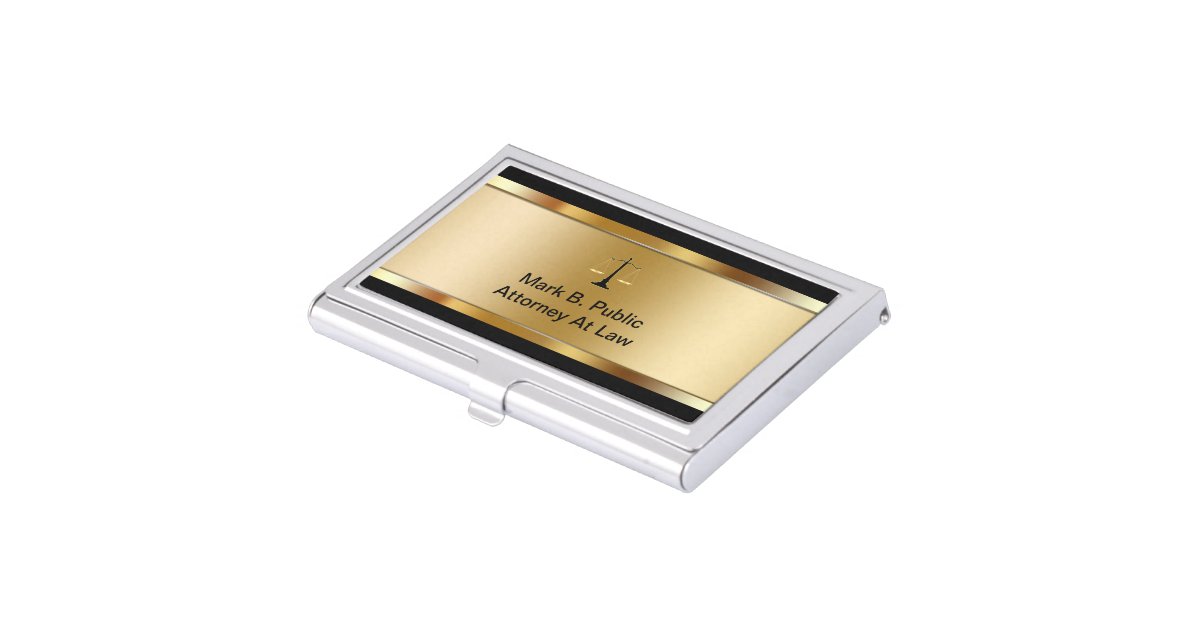 Attorney Business Card Holder Zazzle
