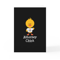 Attorney Chick Greeting Card