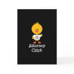 Attorney Chick Greeting Card