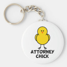 Attorney Chick Key Chain