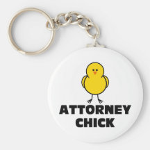 Attorney Chick Key Chain