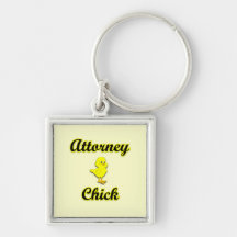 Attorney Chick Key Chains