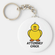 Attorney Chick Keychain