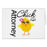 Attorney Chick v1 Greeting Card