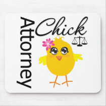 Attorney Chick v1 mousepads by chicktshirts Attorney Chick v1 mousepads