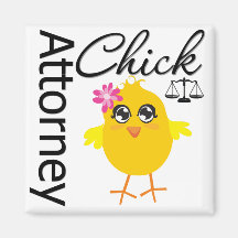 Attorney Chick v1 Refrigerator Magnets