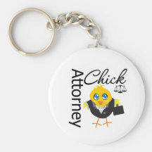 Attorney Chick v3 Keychain